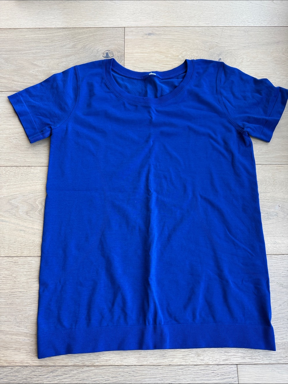 Royal blue lululemon Tshirt